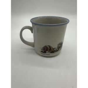 Otagiri Ceramic Textured Mug w/ Seashells Hand Painted by Sheila Brown